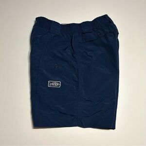 AFTCO Blue and White Shorts